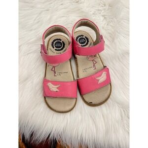 Livie and Luca pink bird Sandals size 11